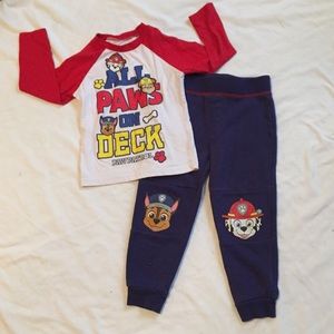 Boys 2 Piece Paw Patrol Outfit